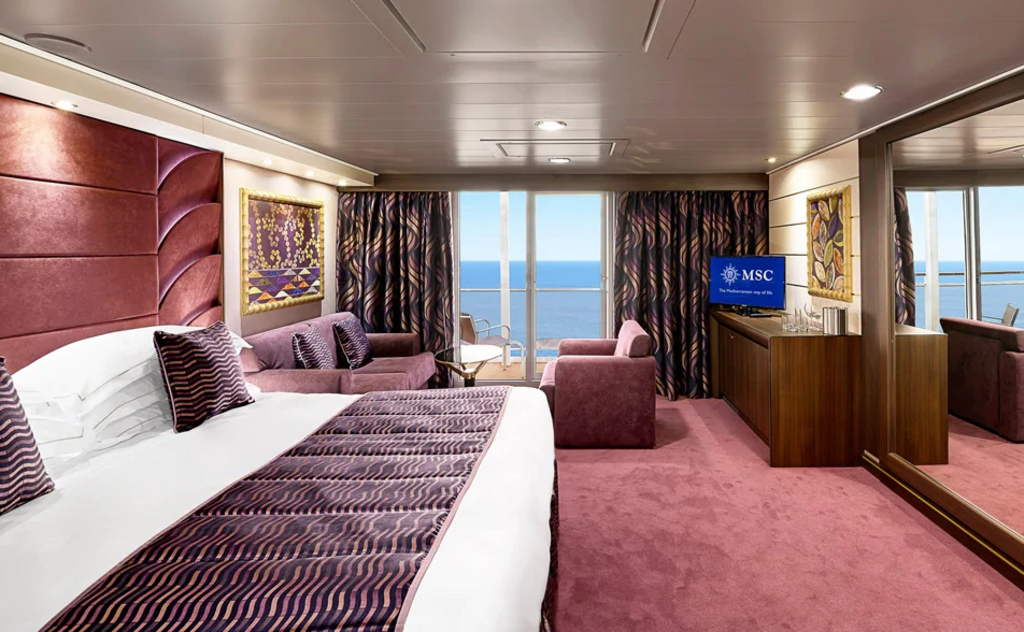 msc splendida yacht club grand suite